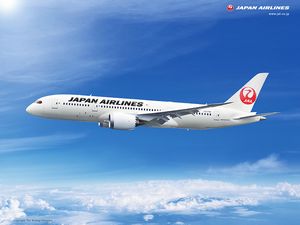 JAL 787 日本航空ホームページから