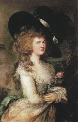 デヴォンシャー公爵夫人肖像画